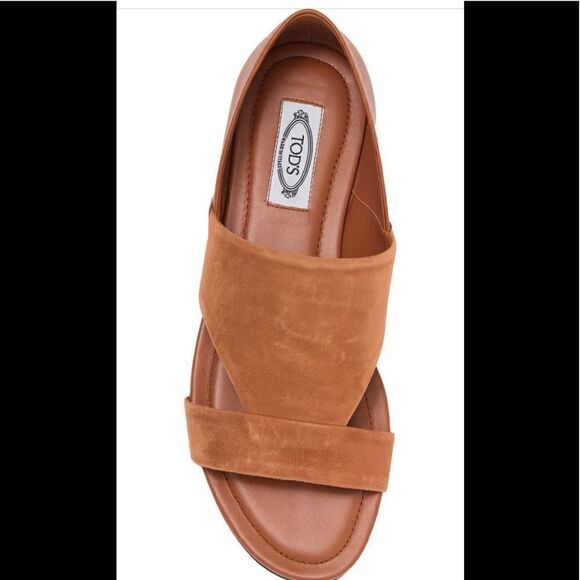 Tod’s soft leather upper/leather lining  stylish sandal size EU 37 or US 7 - Picture 10 of 10